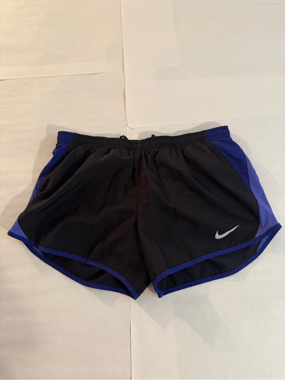 Nike Women’s Black and Purple Running Shorts